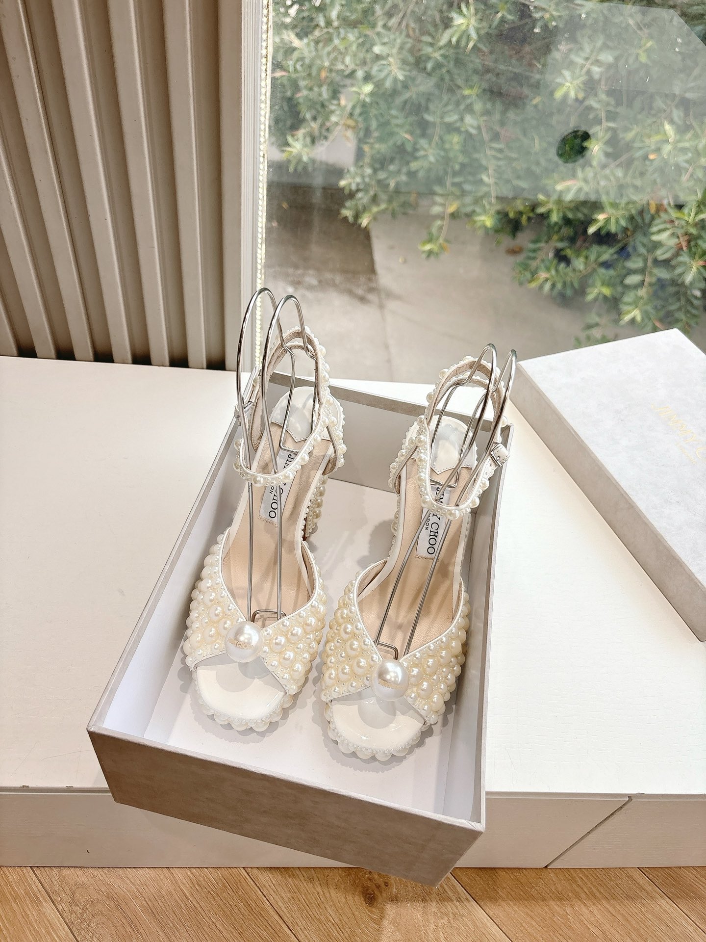 Jimmy Choo 지미추 구두 가보시 펄 힐 웨딩 슈즈 신발