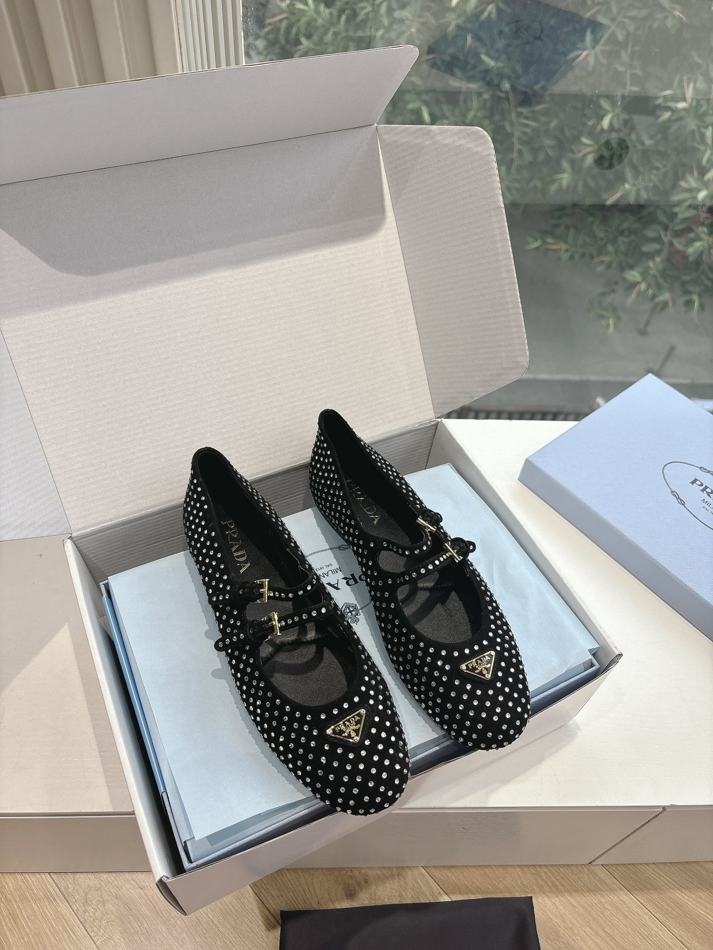 PRADA 프라다 플랫 슈즈 신발