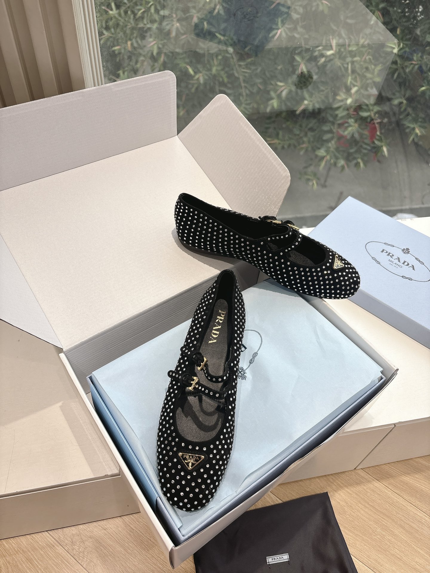 PRADA 프라다 플랫 슈즈 신발