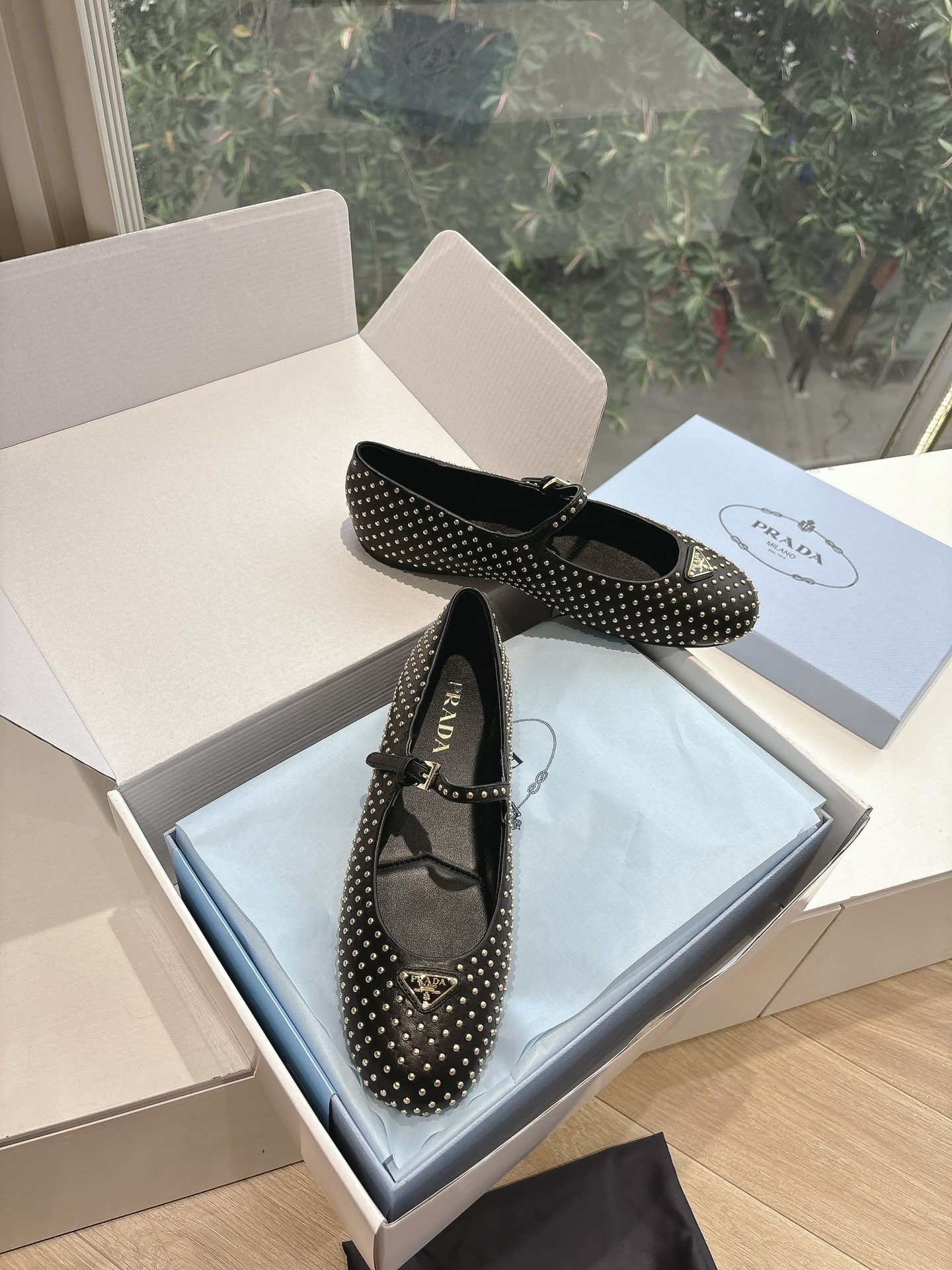 PRADA 프라다 플랫 슈즈 신발