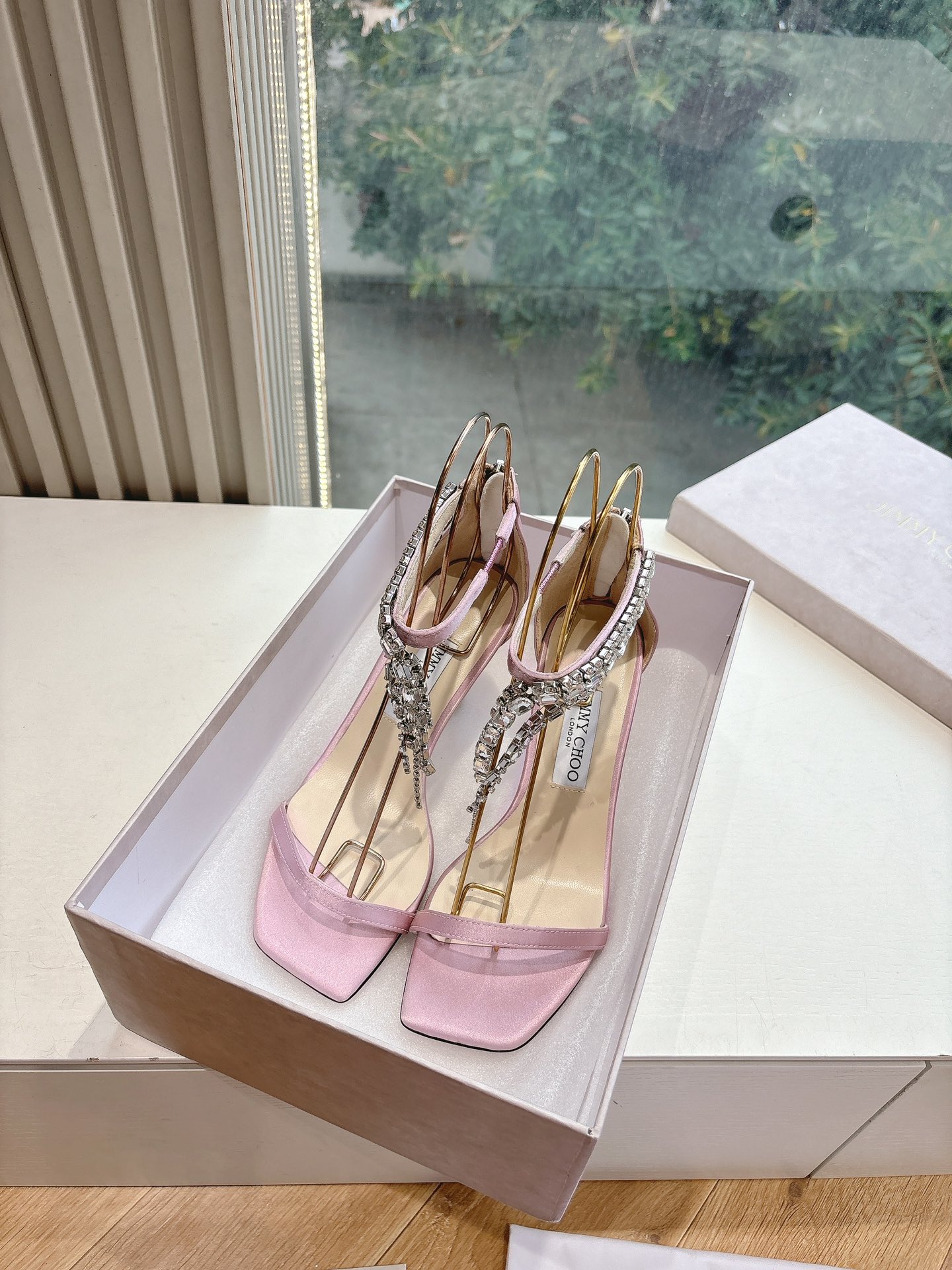 Jimmy Choo 지미추 가보시 펄 하이힐 웨딩 슈즈 구두 신발