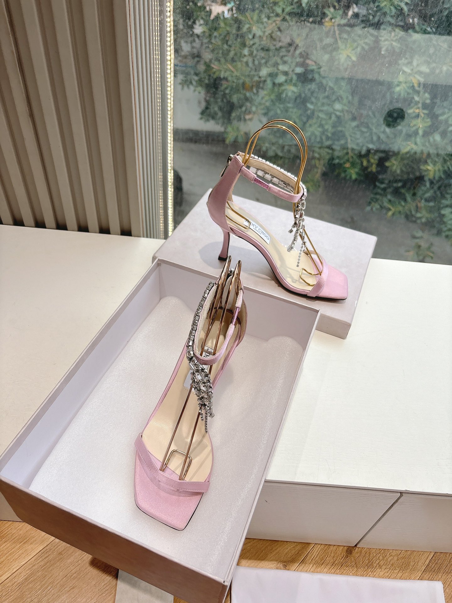 Jimmy Choo 지미추 가보시 펄 하이힐 웨딩 슈즈 구두 신발