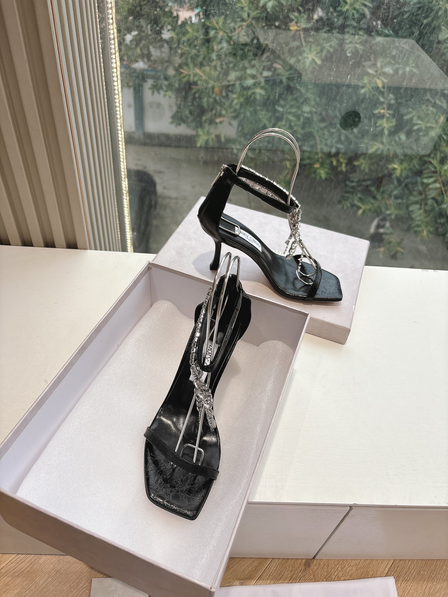 Jimmy Choo 지미추 가보시 펄 하이힐 웨딩 슈즈 구두 신발