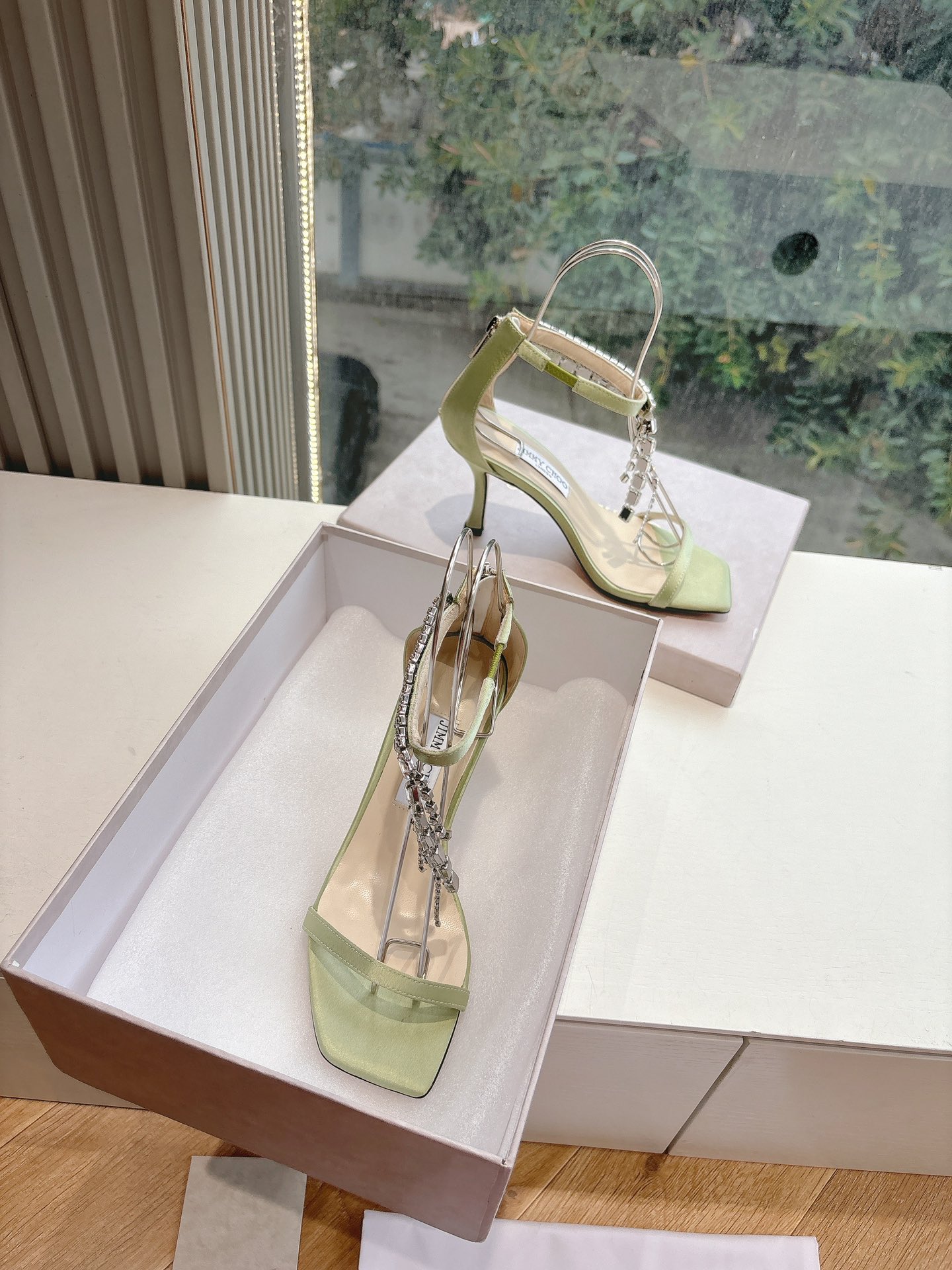 Jimmy Choo 지미추 가보시 펄 하이힐 웨딩 슈즈 구두 신발