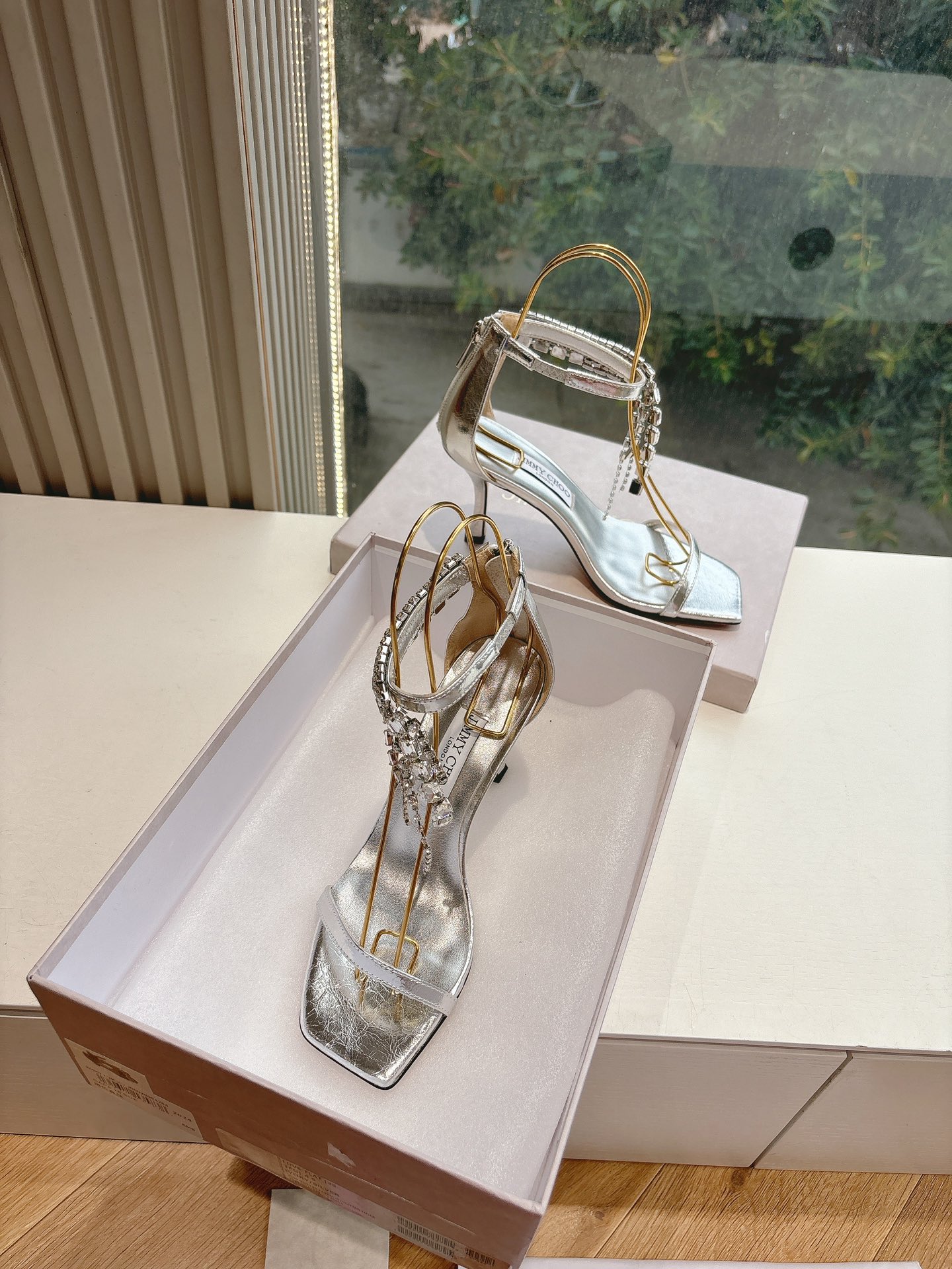 Jimmy Choo 지미추 가보시 펄 하이힐 웨딩 슈즈 구두 신발