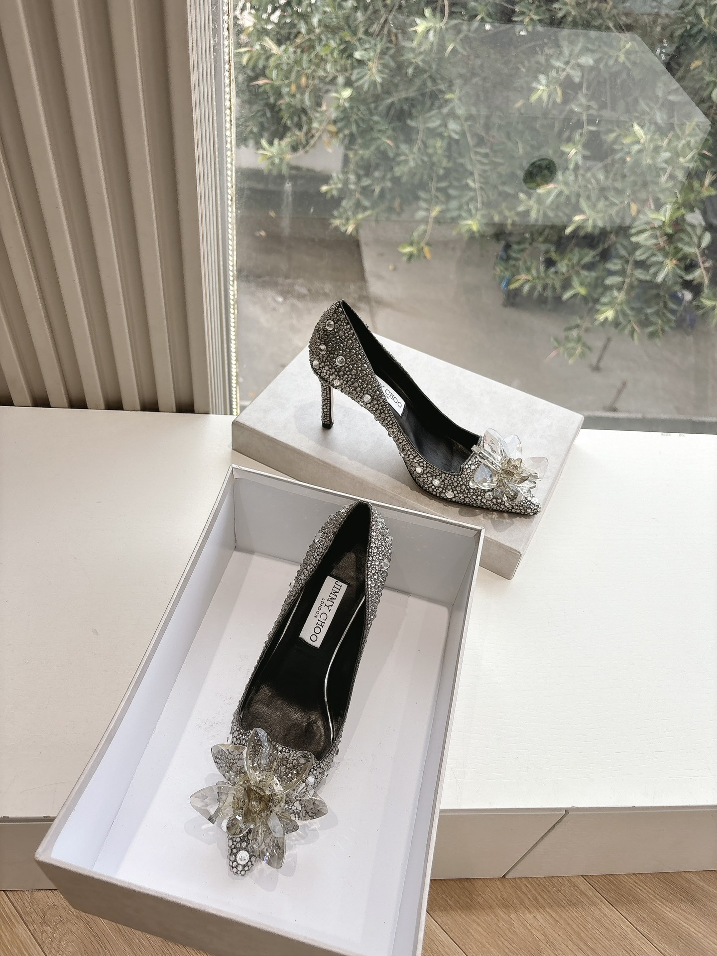 Jimmy Choo 지미추 스틸레토 힐 웨딩 슈즈 구두 신발