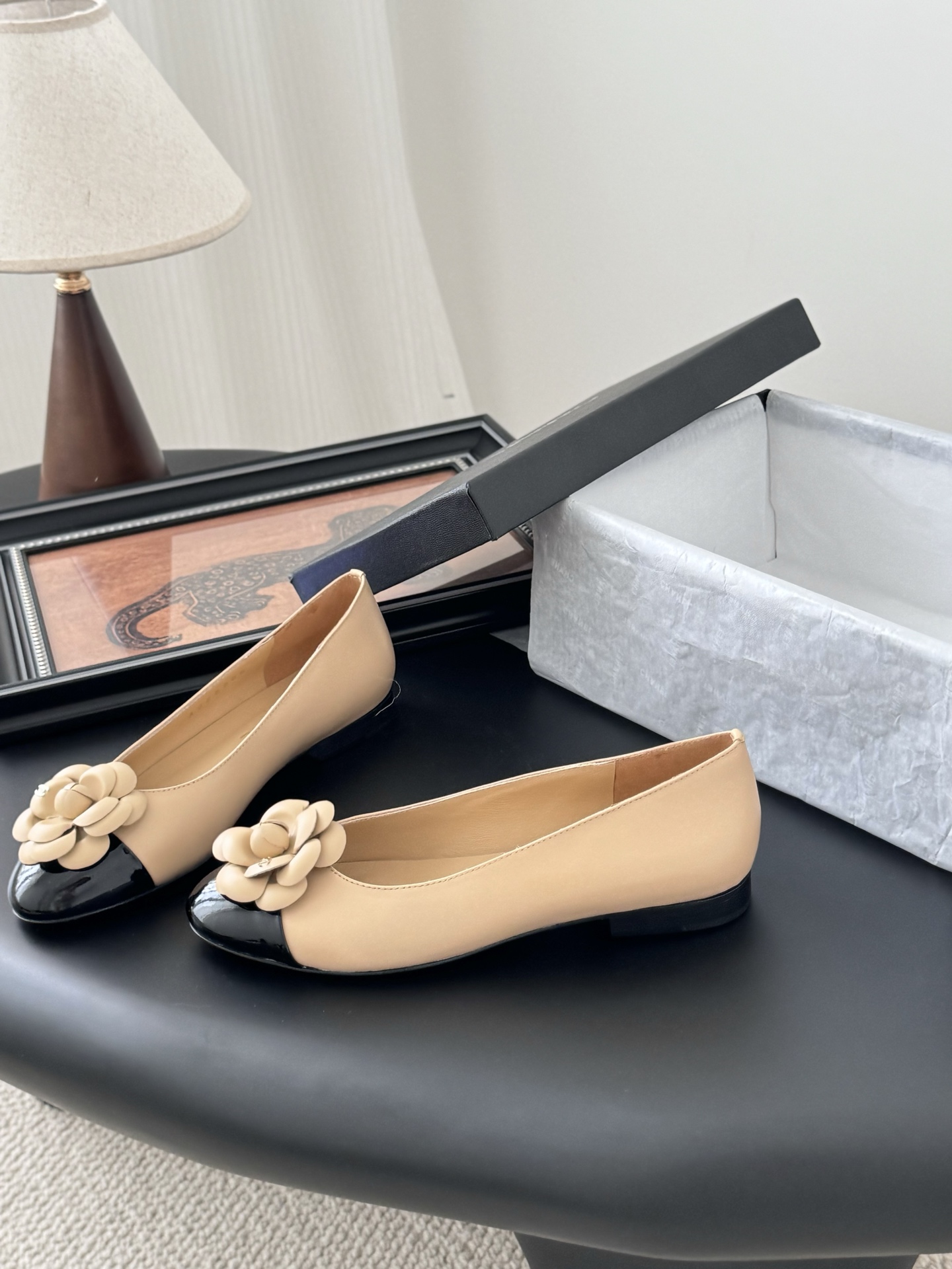 CHANEL 샤넬 25K 플랫 슈즈 단화 신발