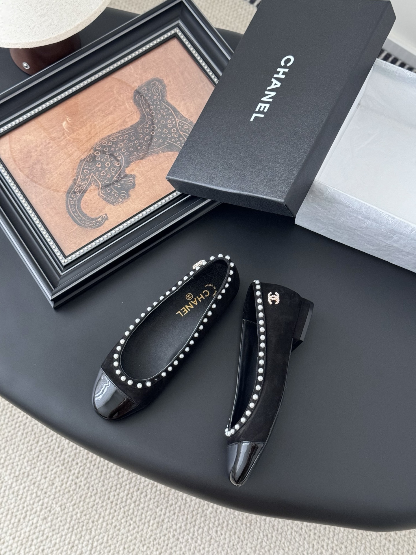 Chanel 샤넬 메리제인 플랫 슈즈 신발