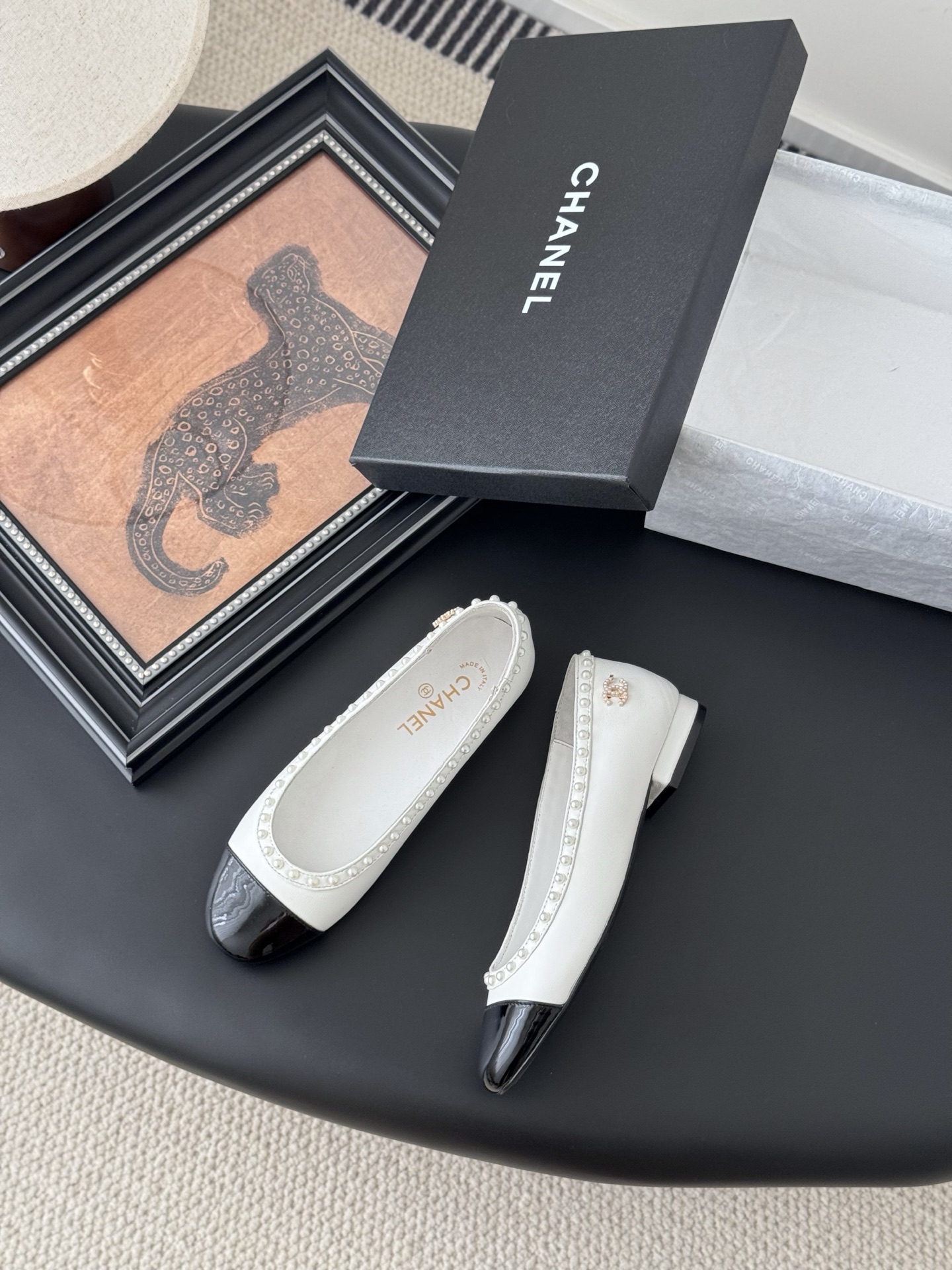 Chanel 샤넬 메리제인 플랫 슈즈 신발