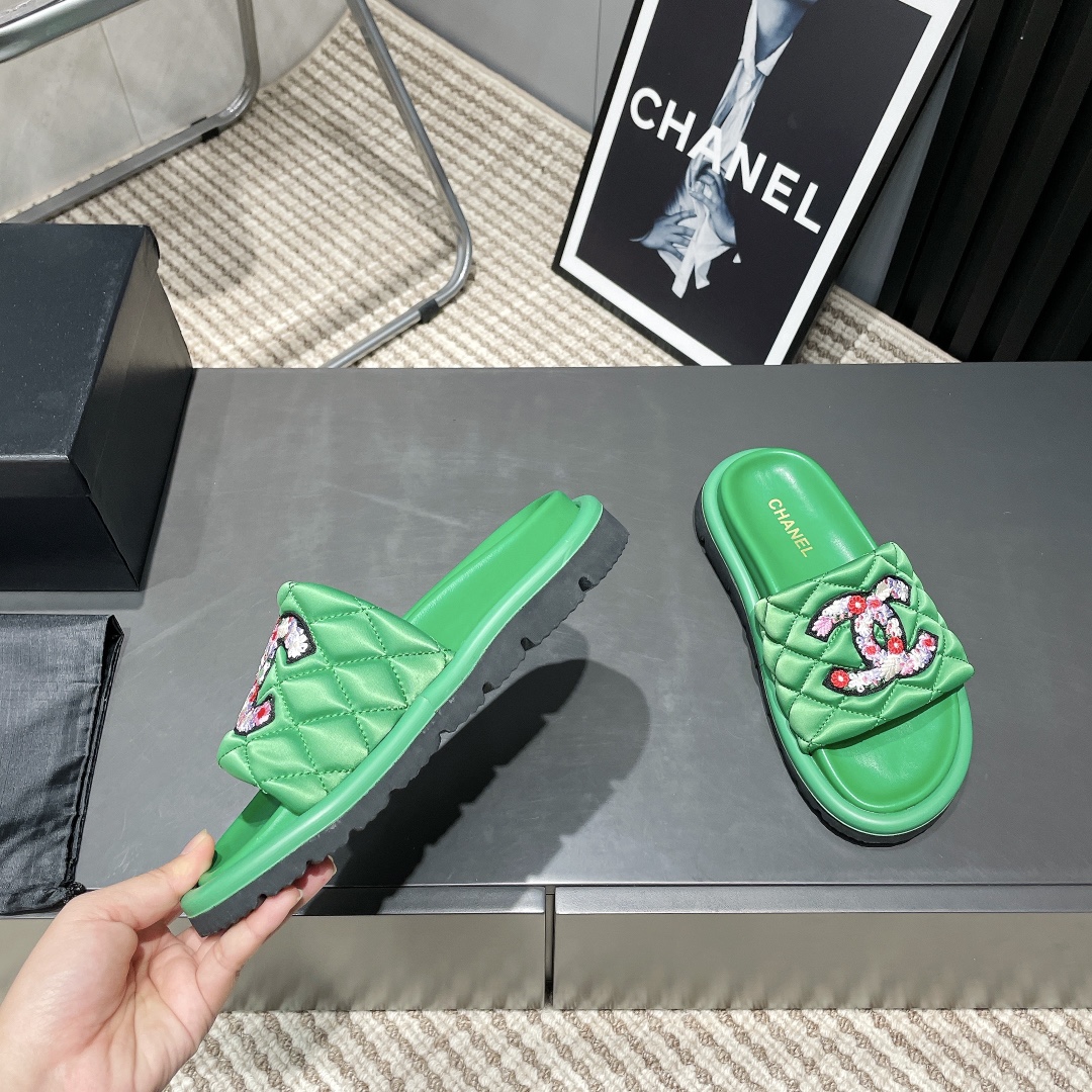 CHANEL 샤넬 슬리퍼 신발