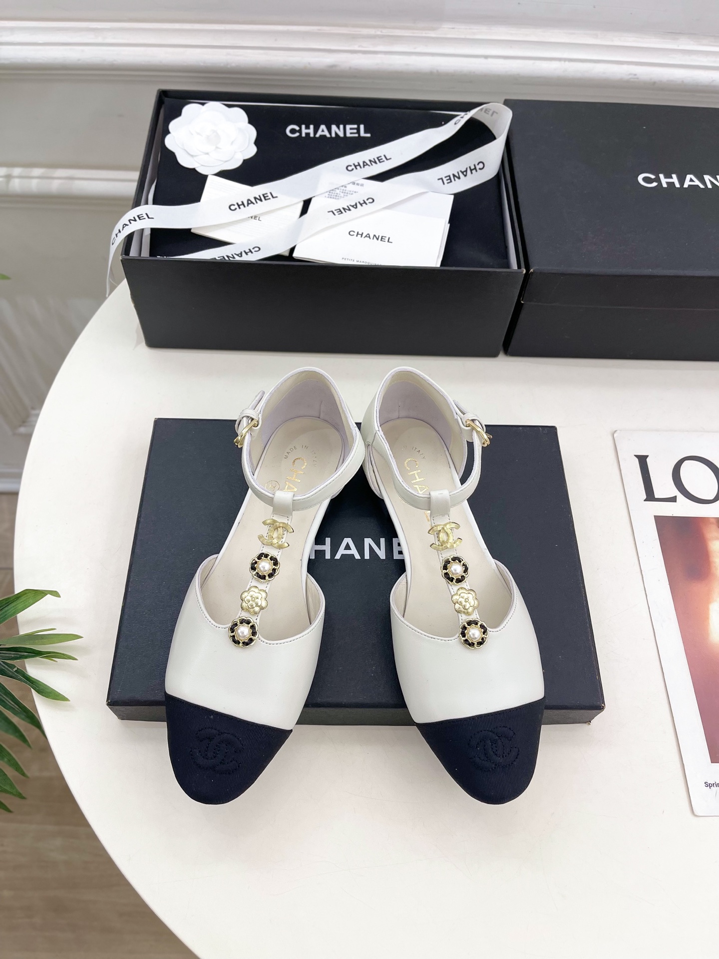 CHANEL 샤넬 플랫 슈즈 단화 신발