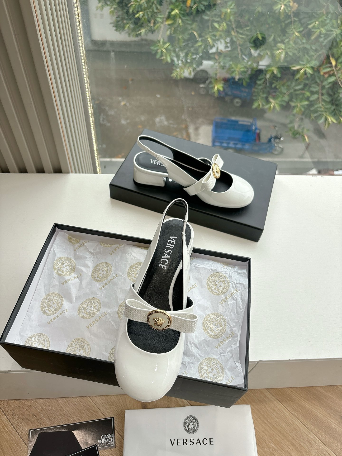 Versace 베르사체 힐 통굽 구두 신발