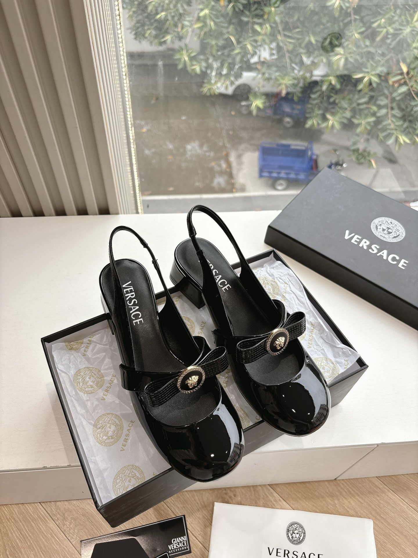 Versace 베르사체 힐 통굽 구두 신발