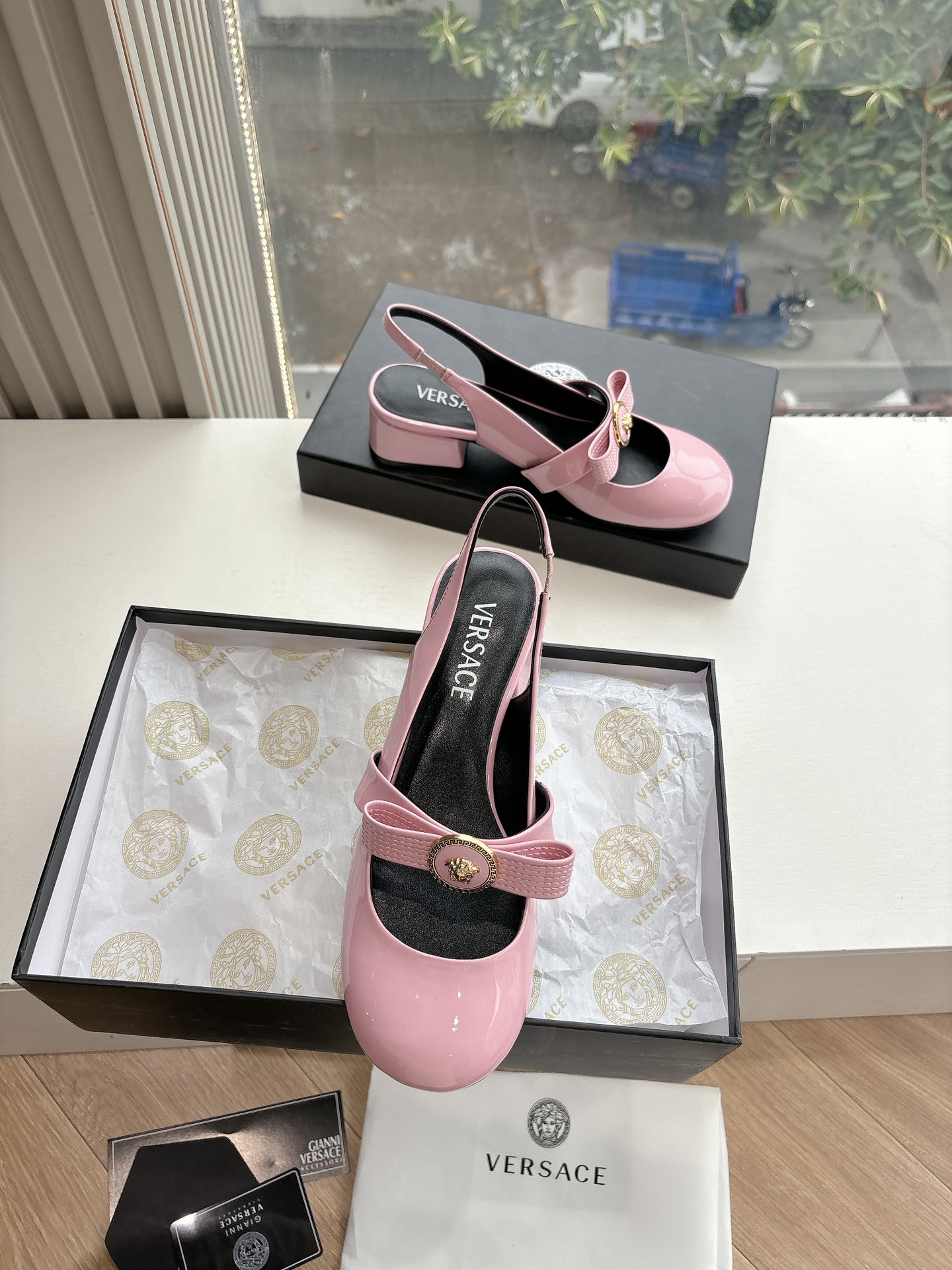 Versace 베르사체 힐 통굽 구두 신발