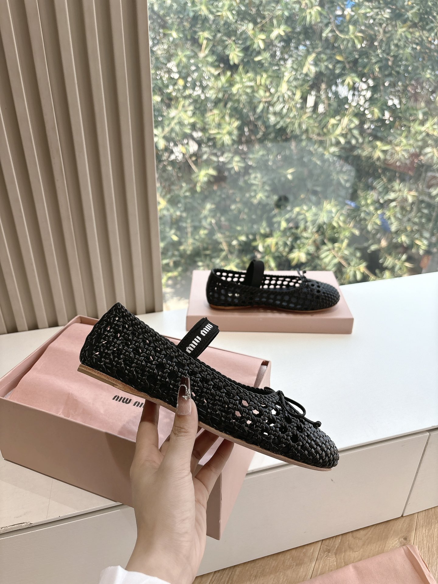 MIUMIU 미우미우 플랫 슈즈 단화 신발