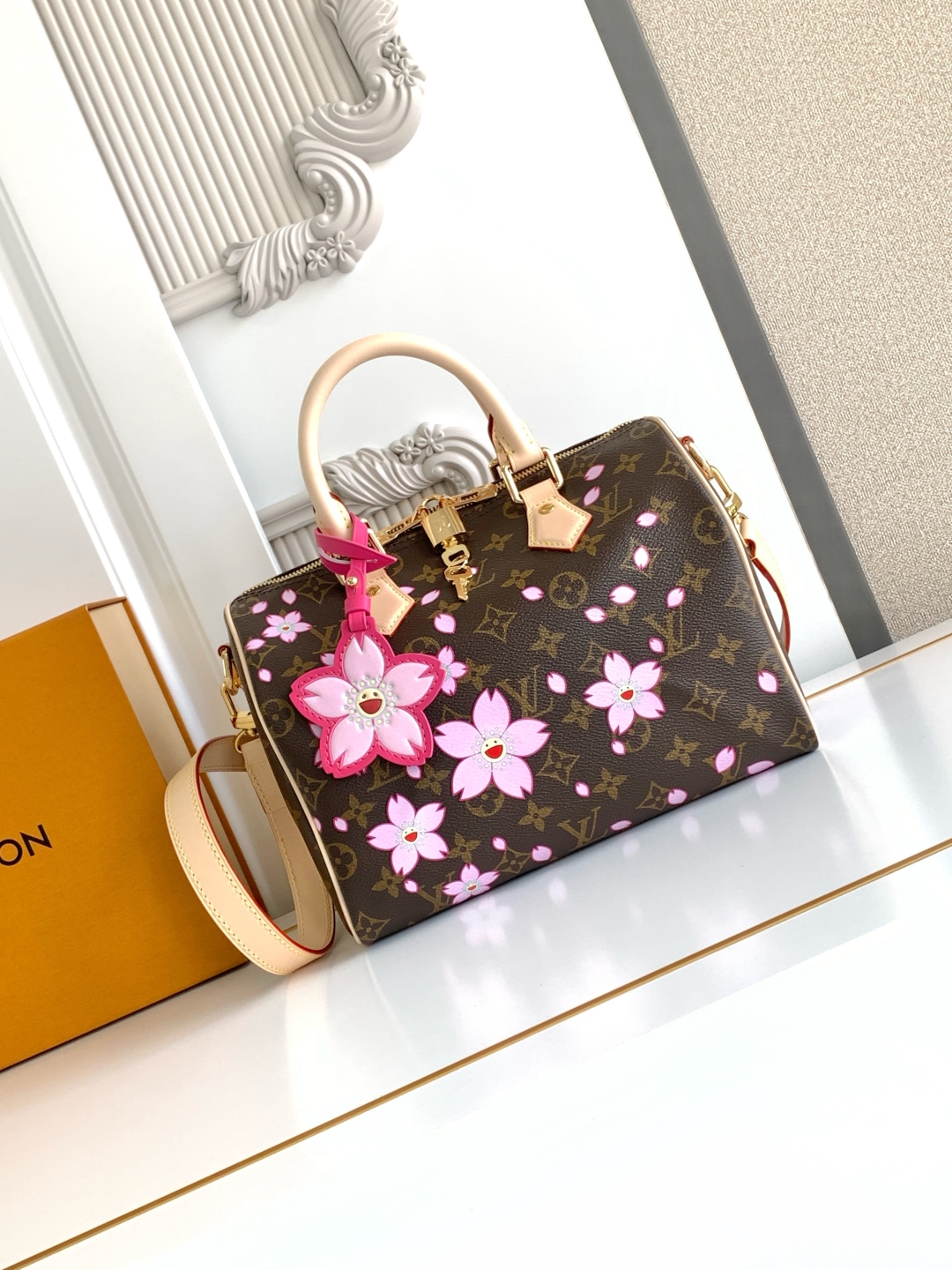 LV 루이비통 벚꽃 스피디 25 토트백 가방