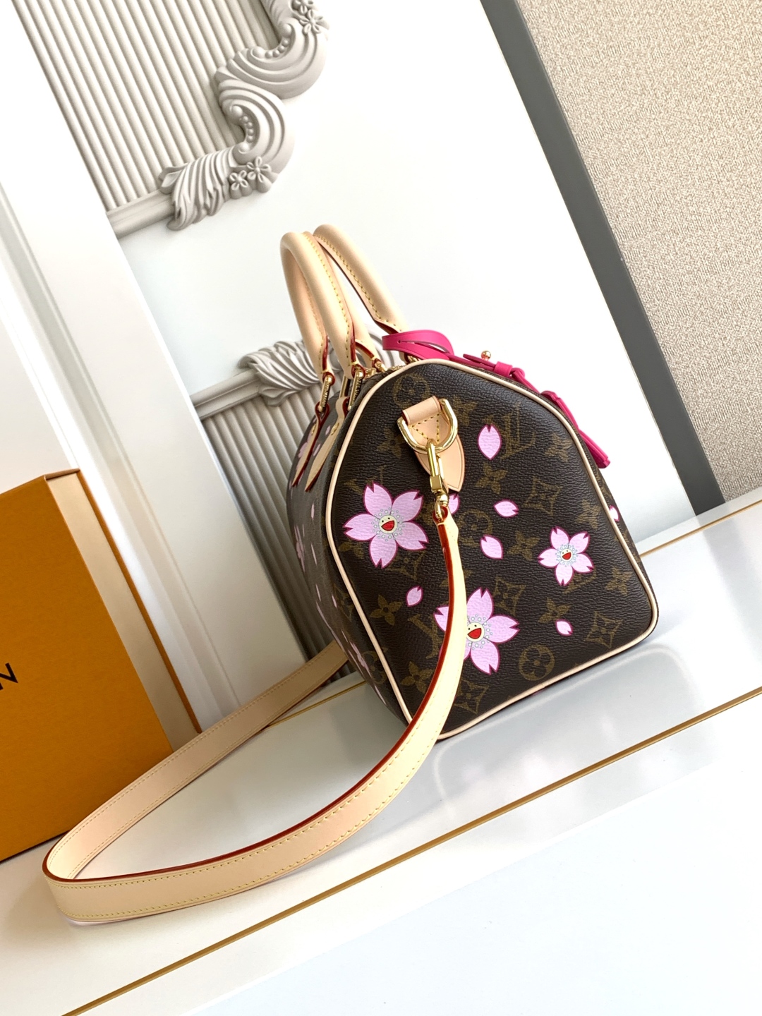 LV 루이비통 벚꽃 스피디 25 토트백 가방