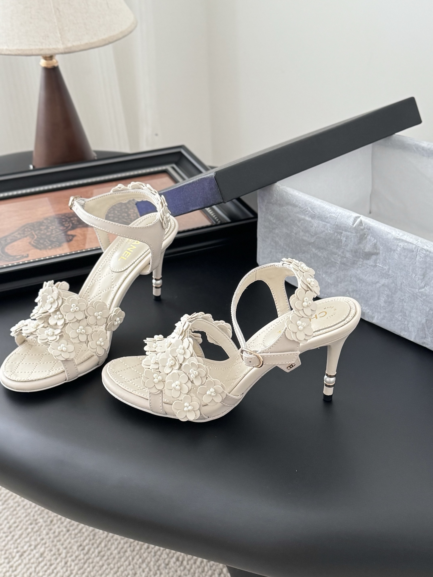 Chanel 샤넬 스트랩 샌들 구두 신발