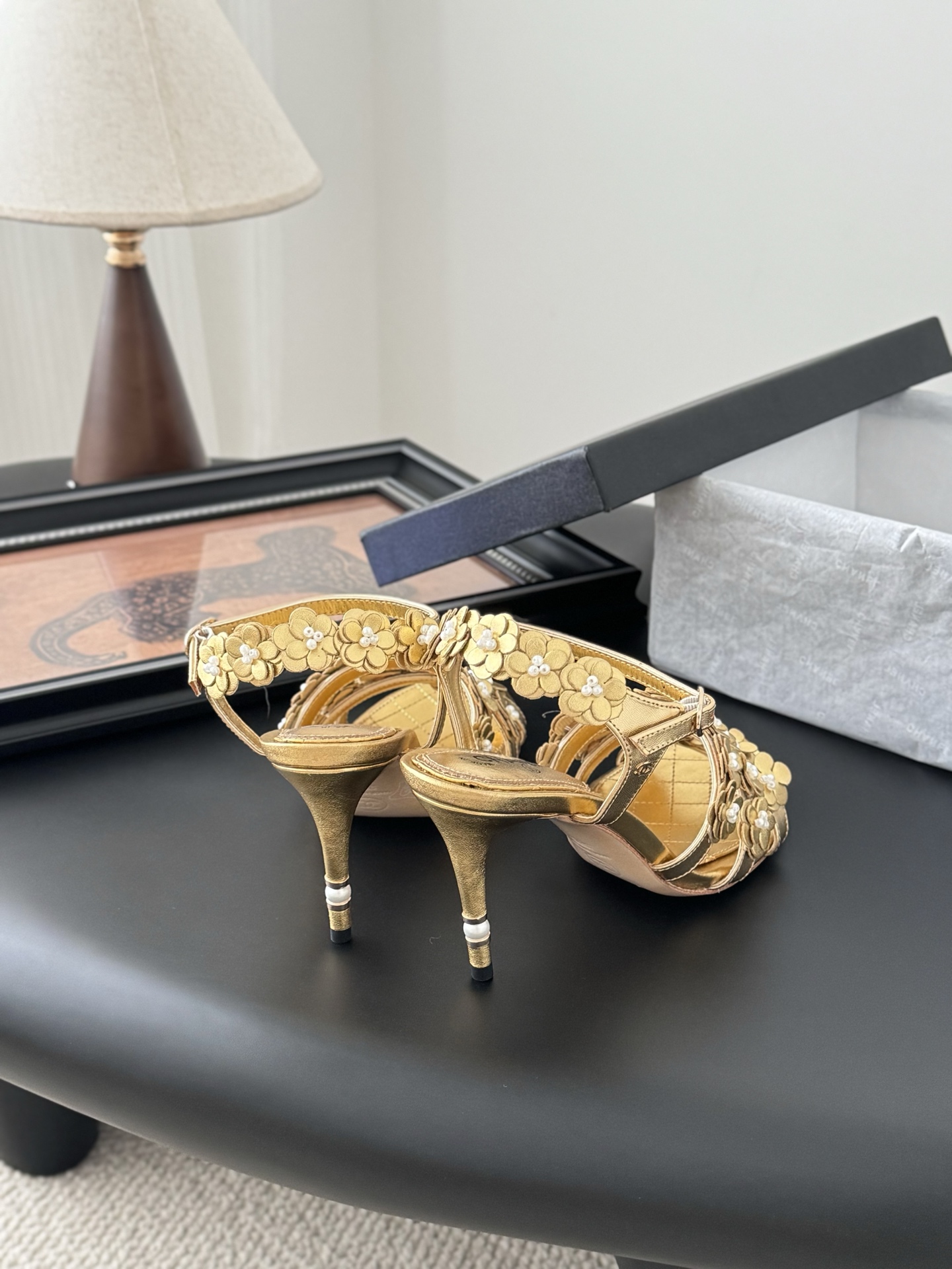 Chanel 샤넬 스트랩 샌들 구두 신발