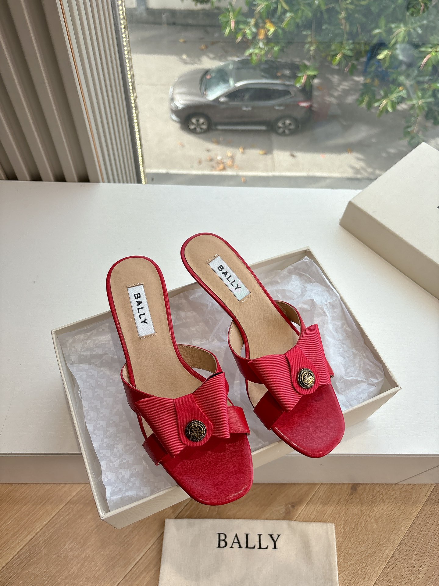 BALLY 발리 슬리퍼 플랫 샌들 신발