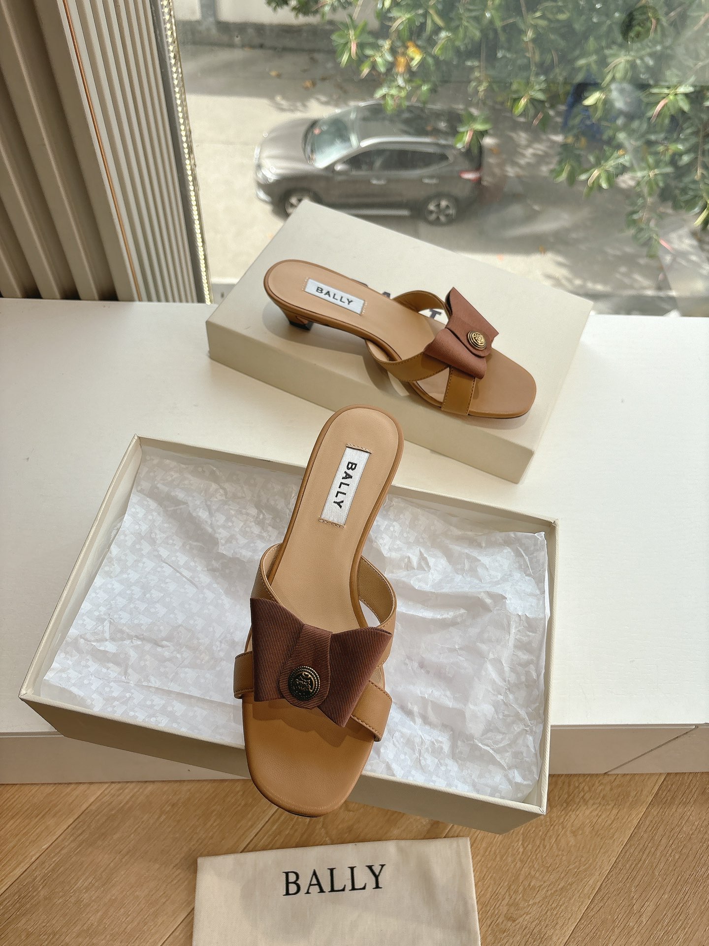 BALLY 발리 슬리퍼 플랫 샌들 신발