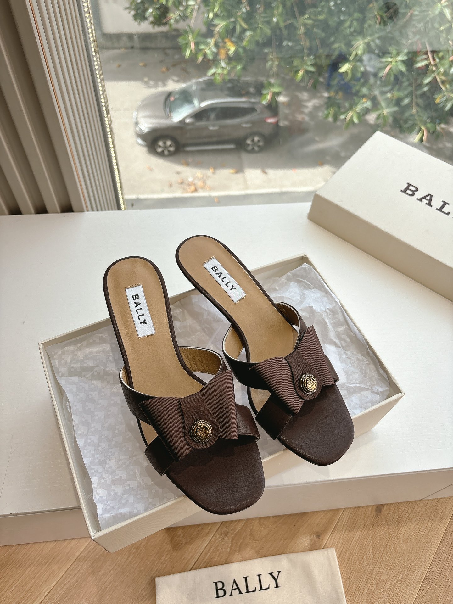 BALLY 발리 슬리퍼 플랫 샌들 신발