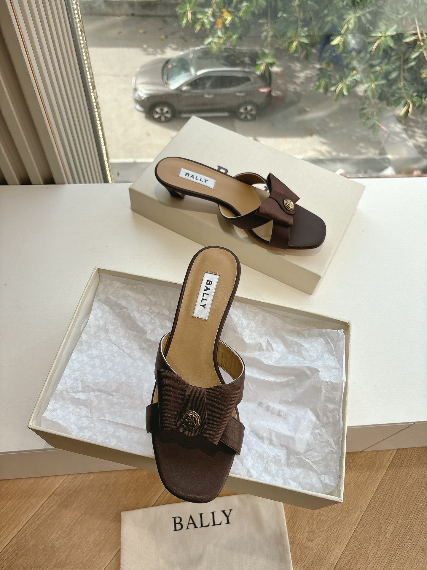 BALLY 발리 슬리퍼 플랫 샌들 신발