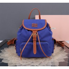 miumiu 미우미우 블루 백팩 가방