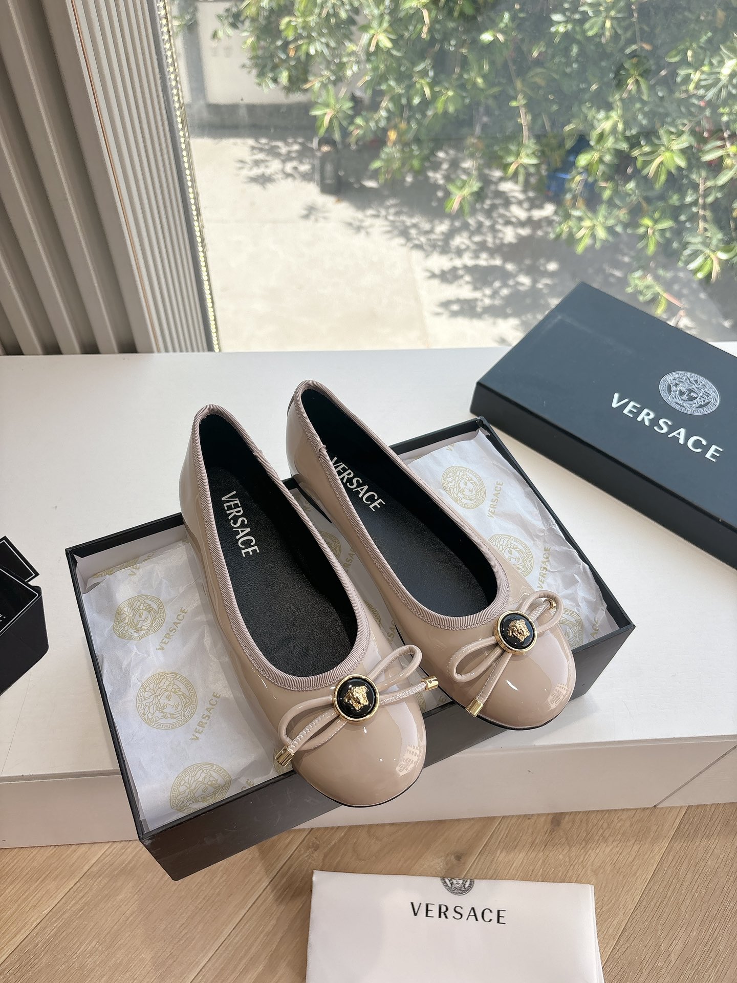 Versace 베르사체 플랫 슈즈 단화 신발