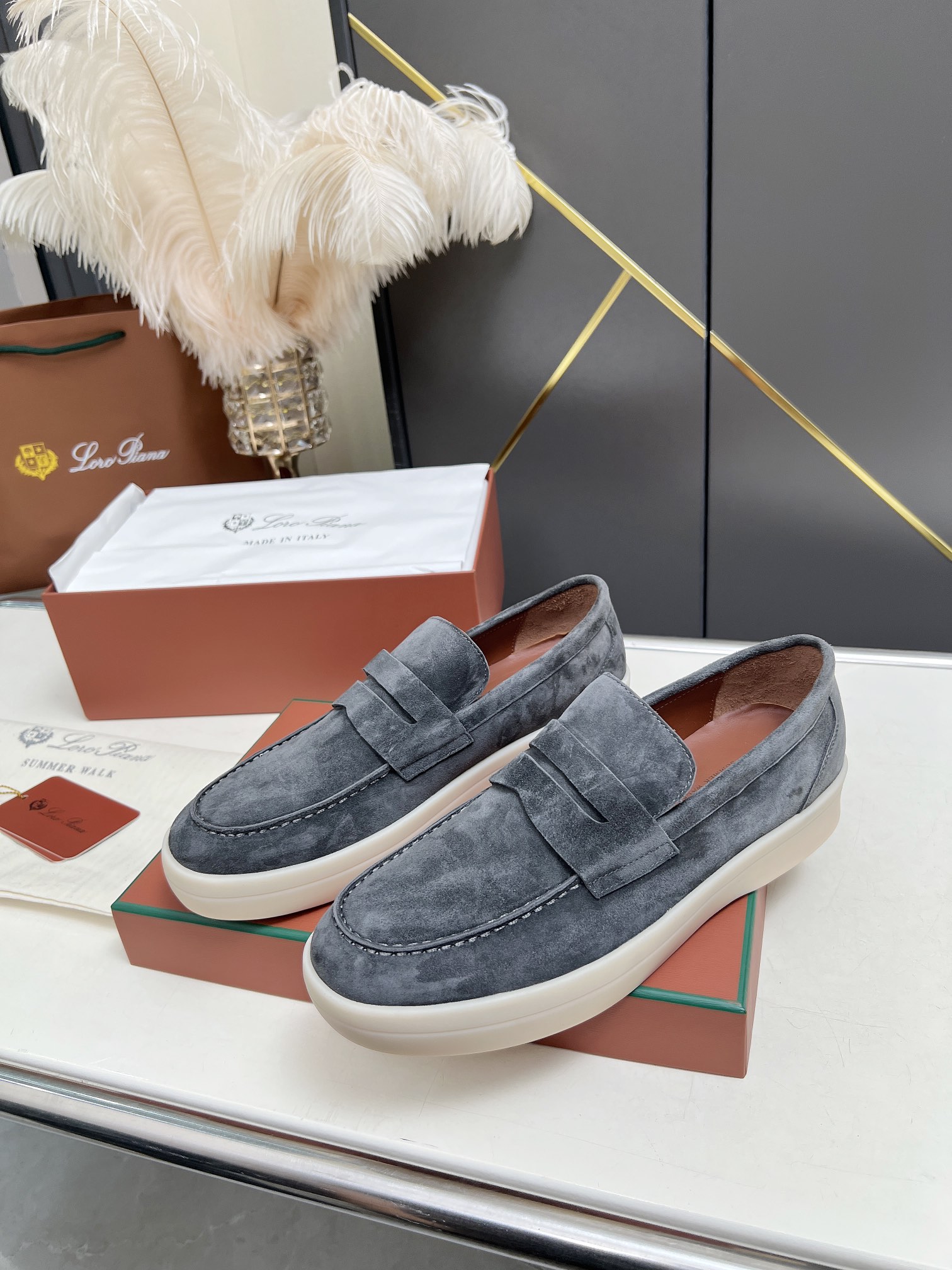 Loro Piana 로로피아나 로퍼 구두 신발