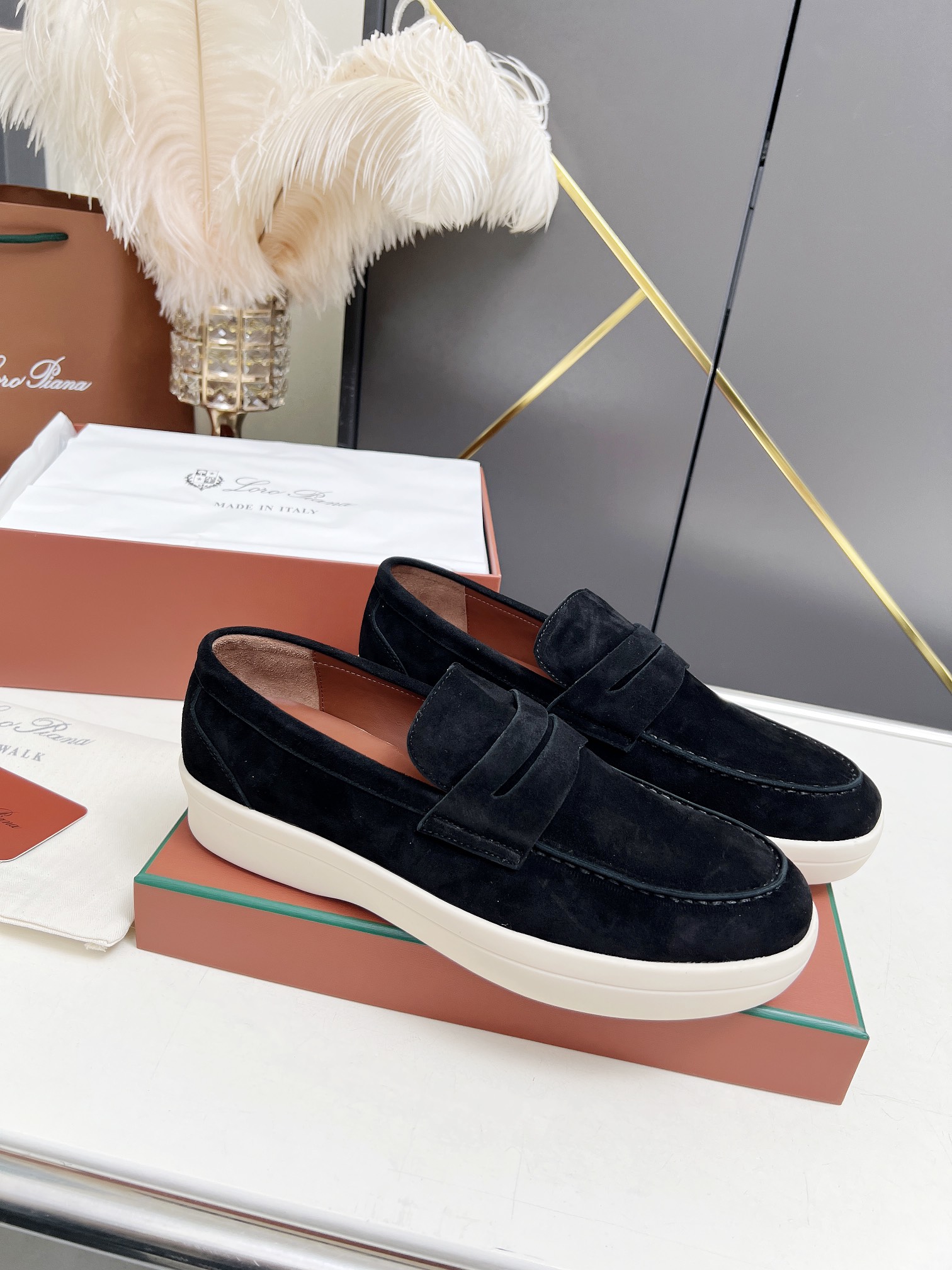 Loro Piana 로로피아나 로퍼 구두 신발