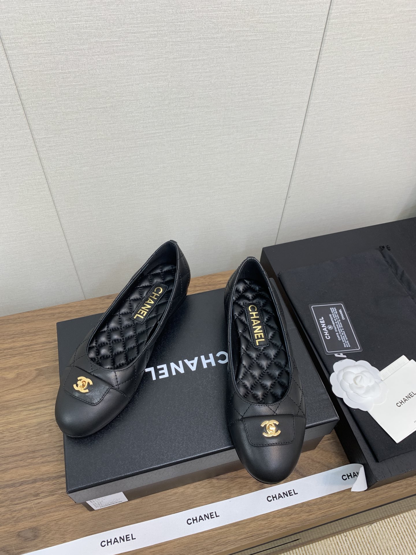 CHANEL 샤넬 플랫 슈즈 단화 신발