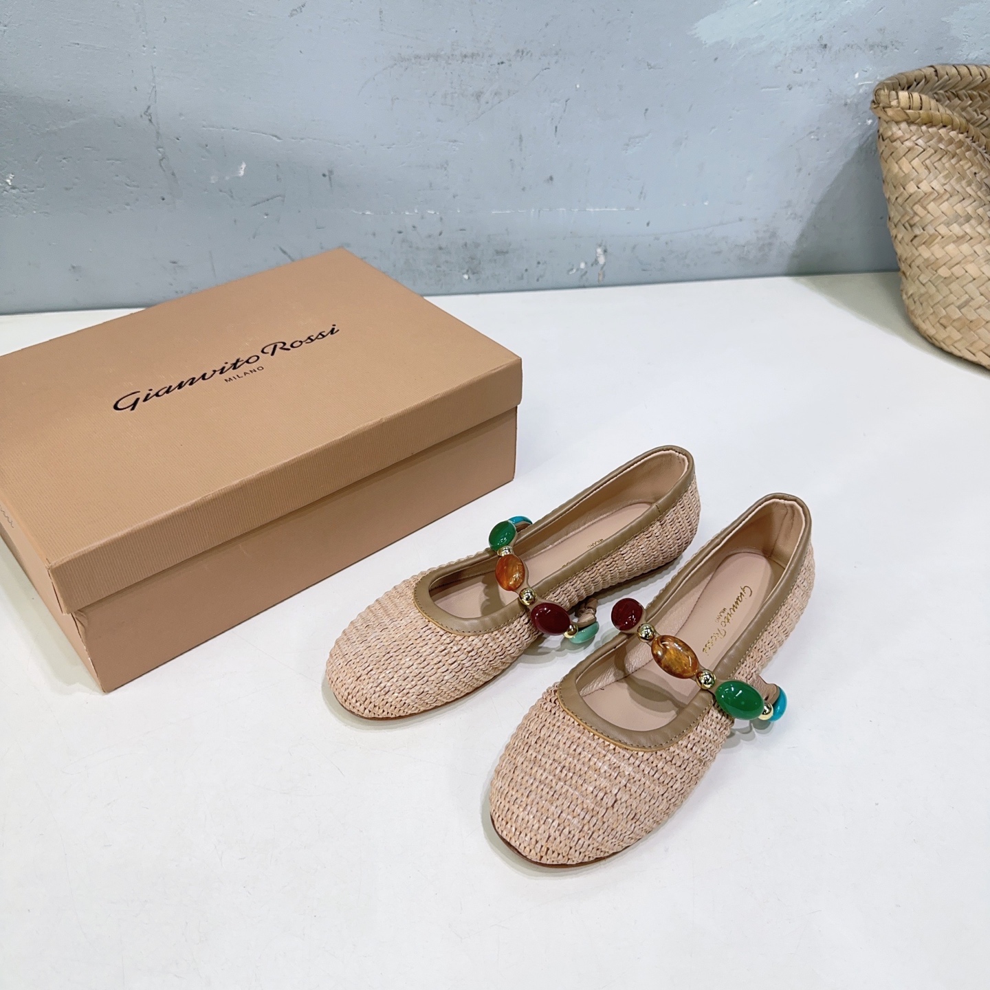 Gianvito Rossi 지안비토 로씨 플랫 슈즈 단화 신발