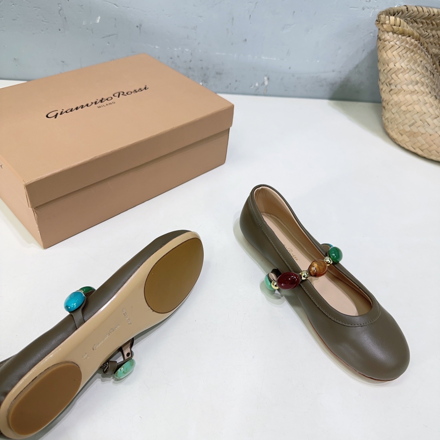 Gianvito Rossi 지안비토 로씨 플랫 슈즈 단화 신발