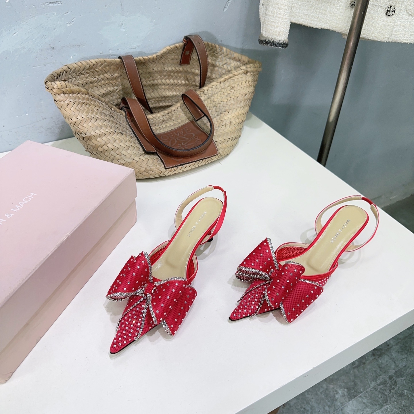 mach&mach 마하안마하 스틸레토 뒷굽 샌들 구두 신발