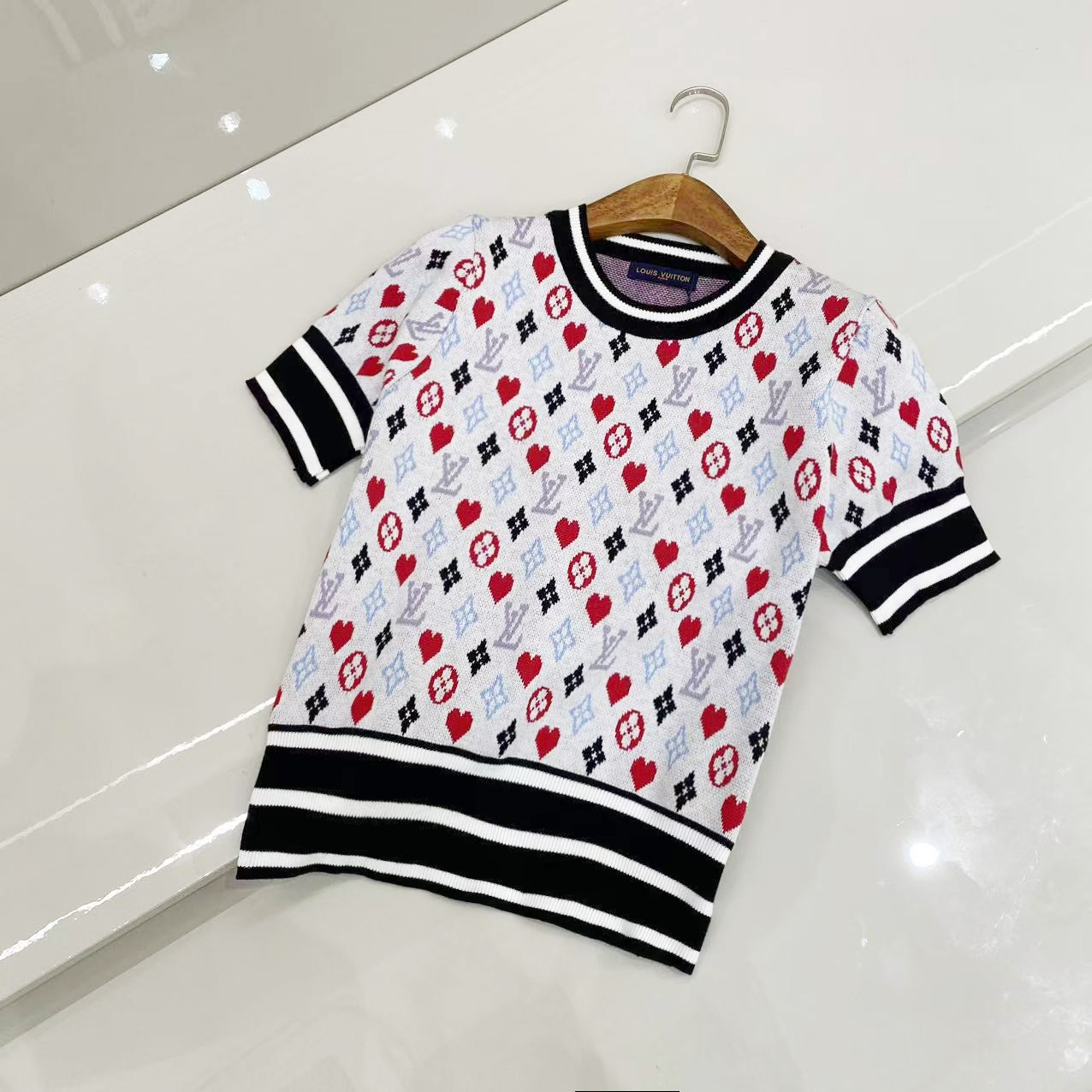 Louis Vuitton LV 루이비통 니트 반팔 티셔츠 의류