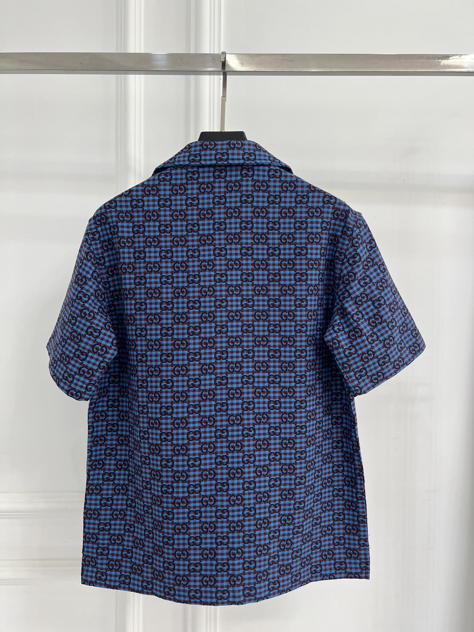 GUCCI 구찌 반팔 체크 셔츠 의류