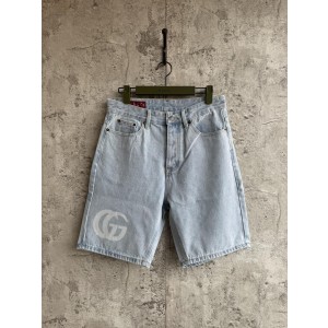 GUCCI 구찌 더블G 프린트 5부 반바지 하프 팬츠 의류