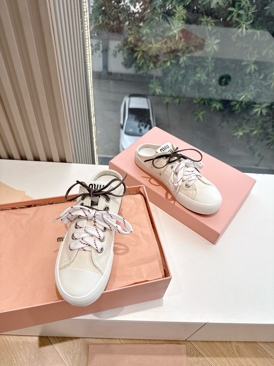 miumiu 미우미우 뮬 스니커즈 신발