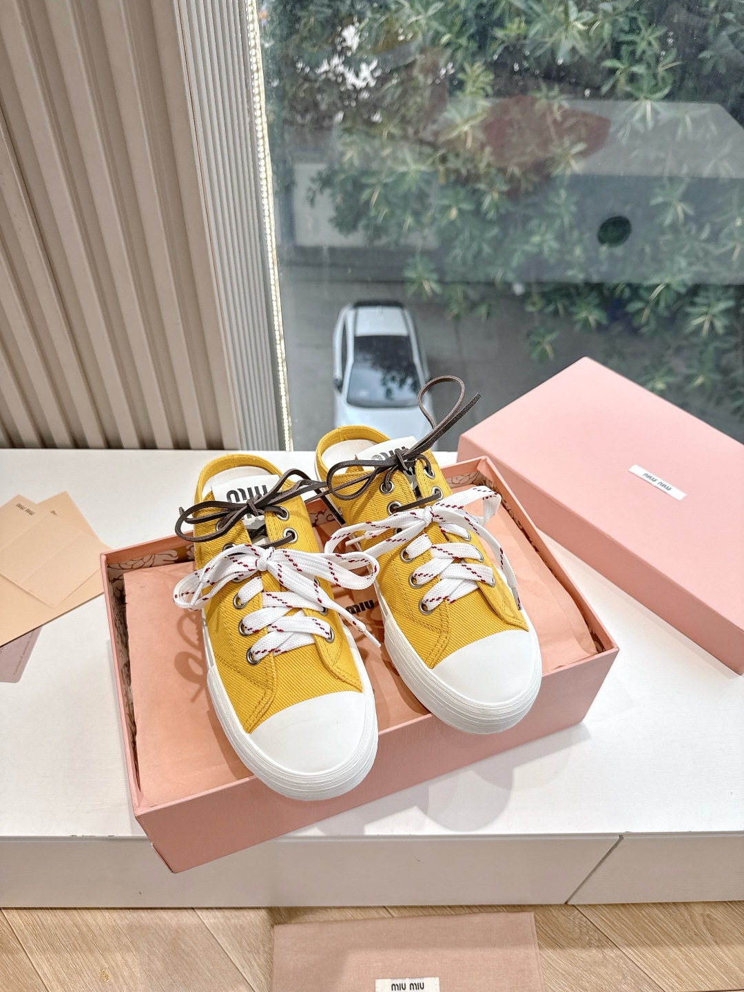 miumiu 미우미우 뮬 스니커즈 신발