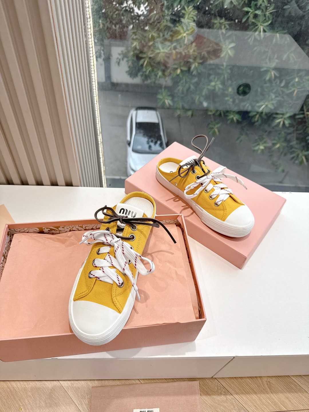 miumiu 미우미우 뮬 스니커즈 신발