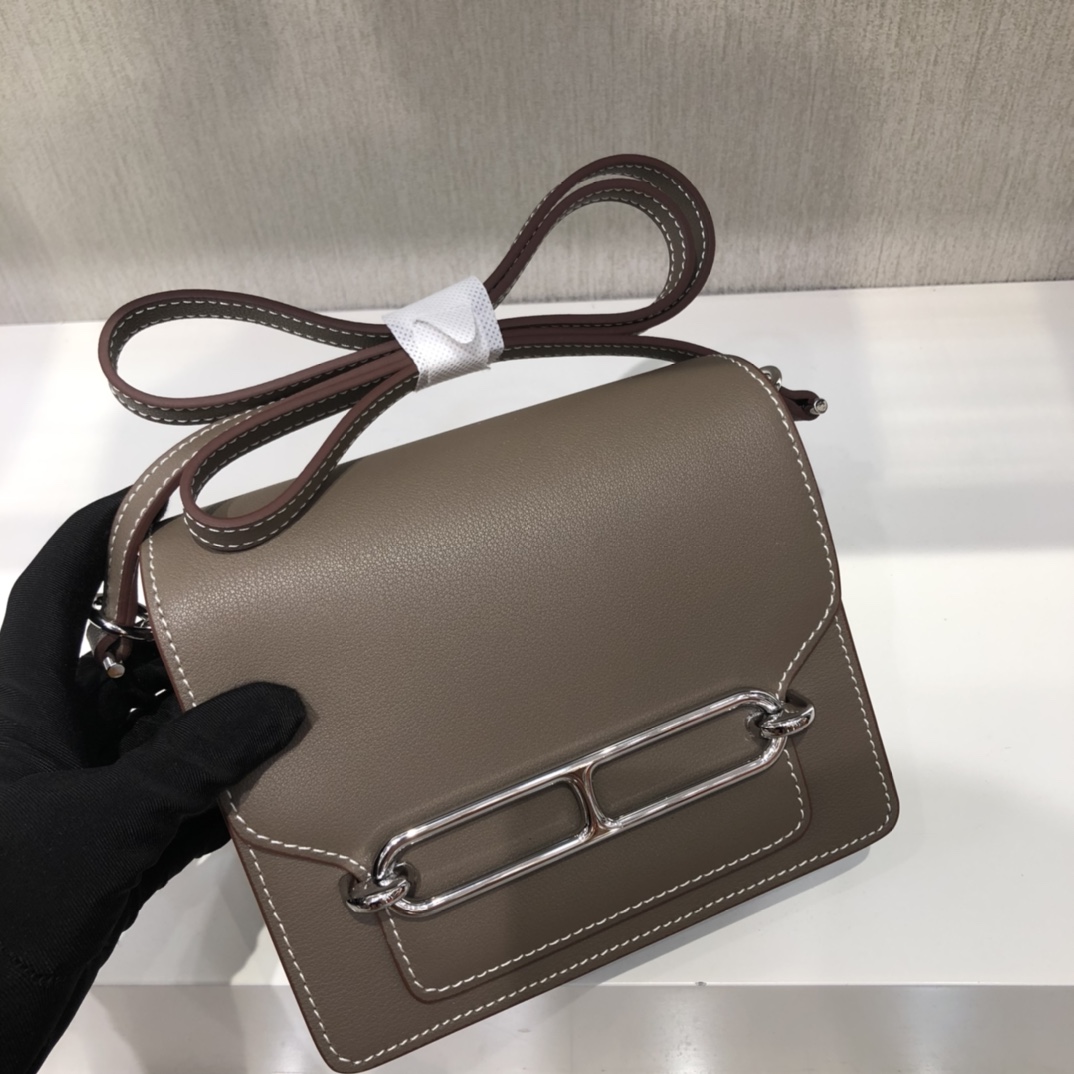 HERMES 에르메스 크로스백 가방 실버 버클