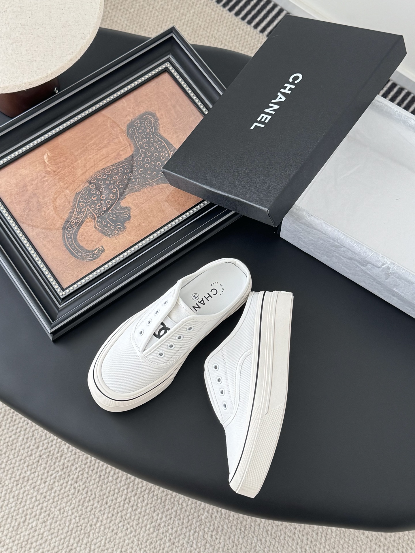 Chanel 샤넬 스니커즈 뮬 신발