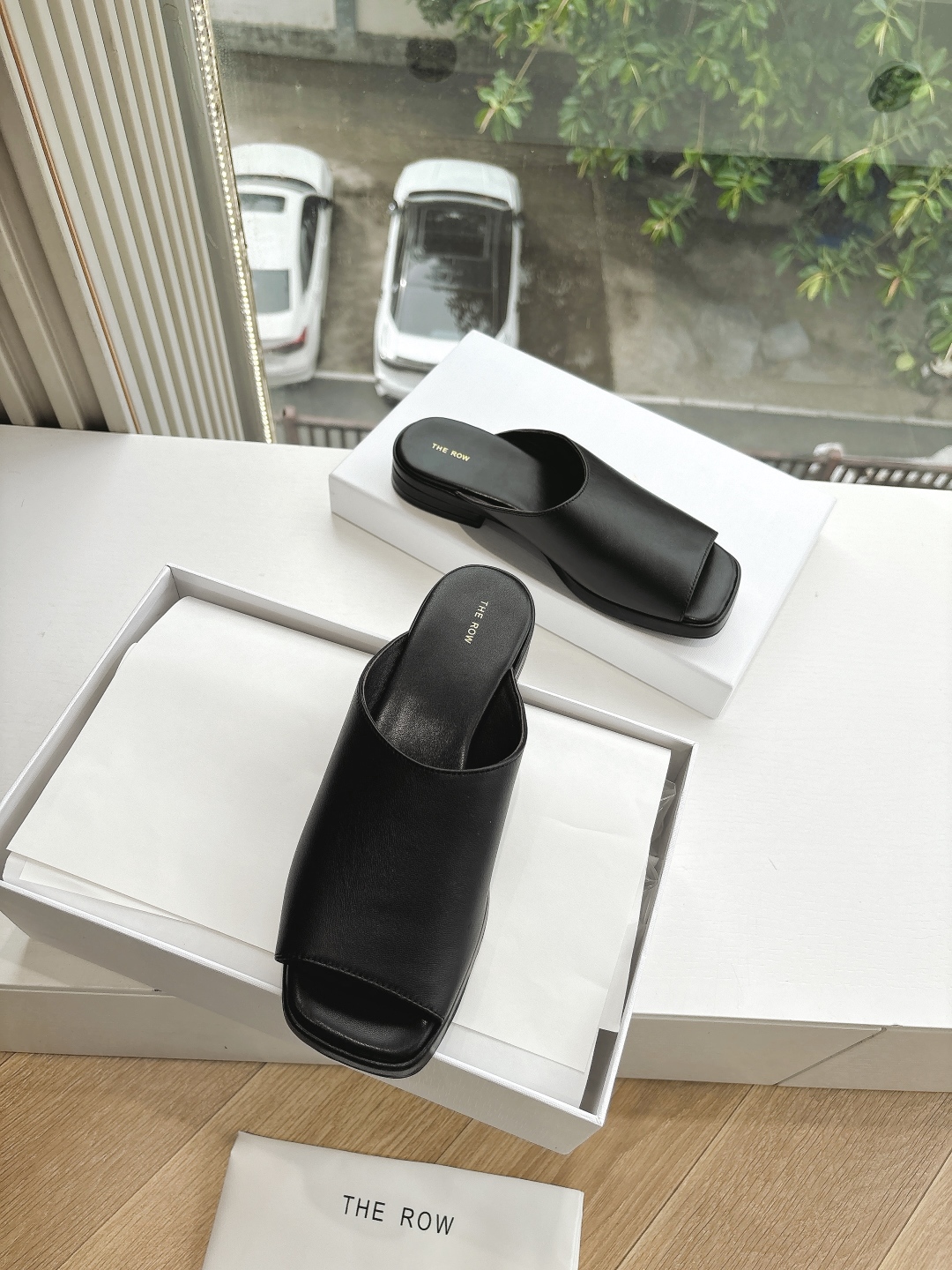 The Row 더 로우 미니멀 슬링백 샌들 슬리퍼 신발