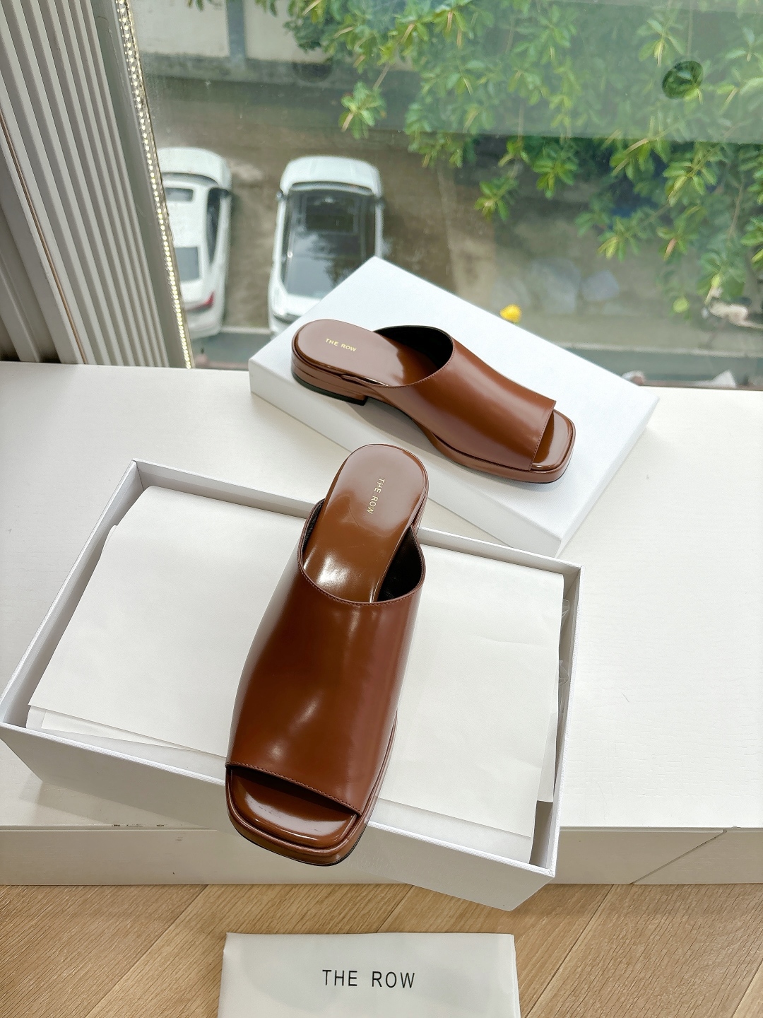 The Row 더 로우 미니멀 슬링백 샌들 슬리퍼 신발