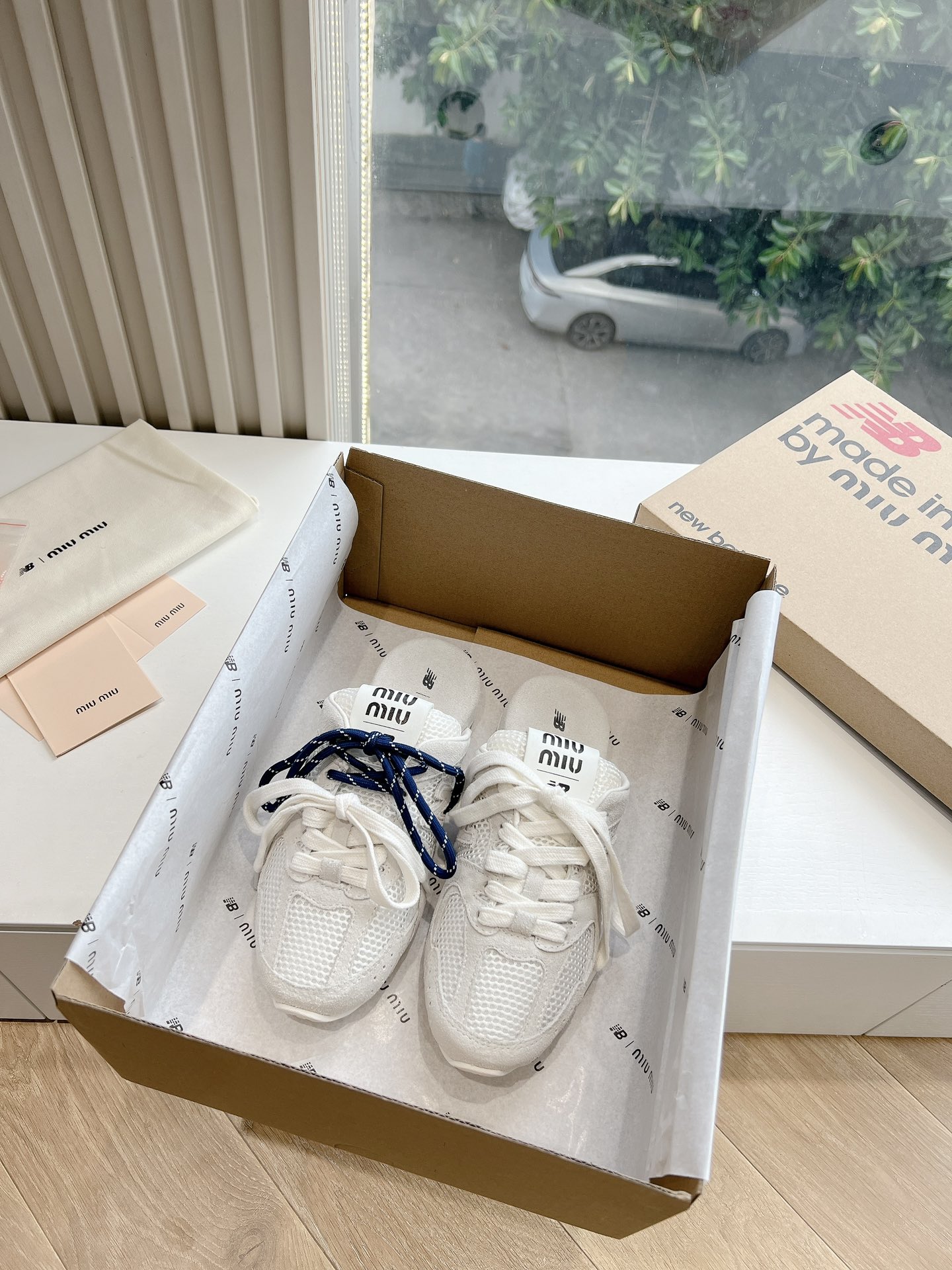 MiuMiu 미우미우 레이스업 로퍼 뮬 신발