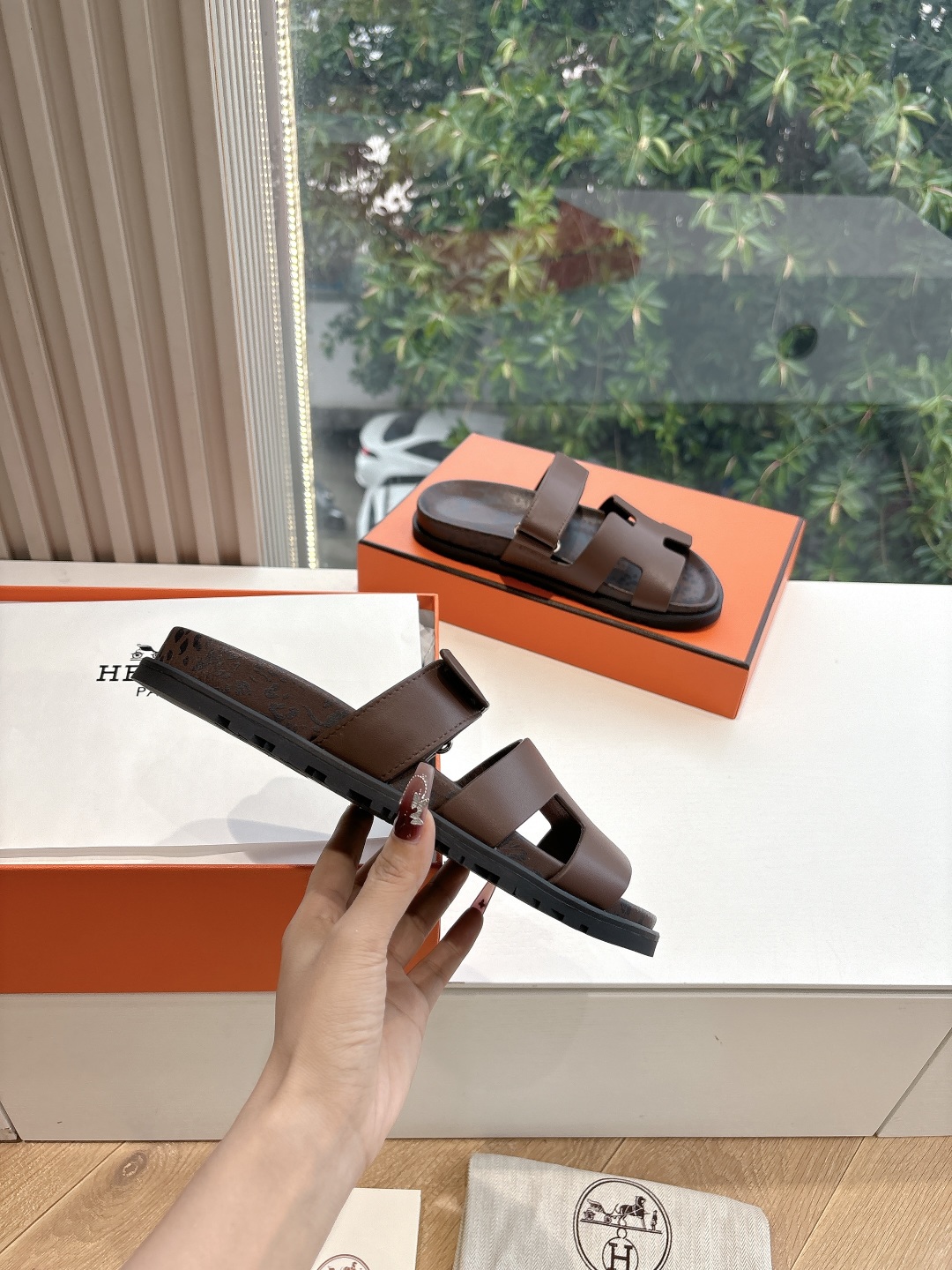 HERMES 에르메스 슬리퍼 샌들 신발