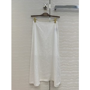Loro Piana LP 로로피아나 리넨 롱 A라인 스커트 치마 의류