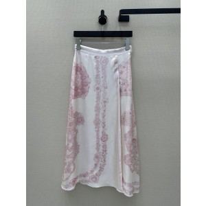 Hermes 에르메스 트윌 실크 롱 스커트 치마 의류