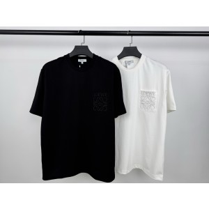 LOEWE 로에베 고급 입체 로고 반팔 티셔츠 의류